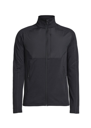 Větruodolná bunda TXLITE WINDBLOCK FULL ZIP Černá Front Větruodolná bunda TXLITE WINDBLOCK FULL ZIP Černá Front