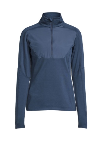 Dámská bunda TXLITE WINDBLOCK HALF ZIP Tmavě modrá Front Dámská bunda TXLITE WINDBLOCK HALF ZIP Tmavě modrá Front