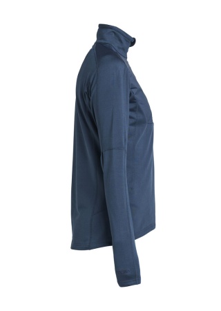 Dámská bunda TXLITE WINDBLOCK HALF ZIP Tmavě modrá Side Dámská bunda TXLITE WINDBLOCK HALF ZIP Tmavě modrá Side
