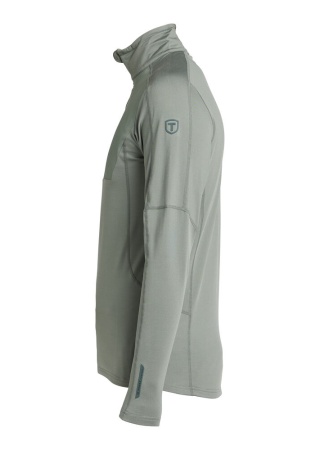 Bunda TXLITE WINDBLOCK HALF ZIP Šalvějově zelená Side Bunda TXLITE WINDBLOCK HALF ZIP Šalvějově zelená Side