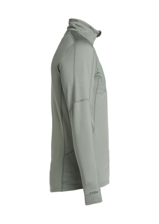 Bunda TXLITE WINDBLOCK HALF ZIP Šalvějově zelená Side Bunda TXLITE WINDBLOCK HALF ZIP Šalvějově zelená Side