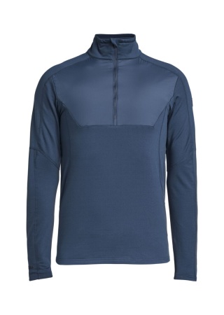 Bunda TXLITE WINDBLOCK HALF ZIP Tmavě modrá Front Bunda TXLITE WINDBLOCK HALF ZIP Tmavě modrá Front