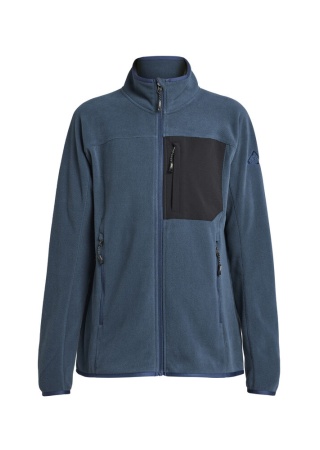 Dámská fleecová bunda HIMALAYA FULL ZIP POCKET Tmavě modrá Front Dámská fleecová bunda HIMALAYA FULL ZIP POCKET Tmavě modrá Front