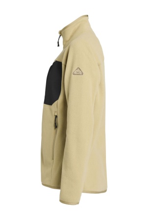 Dámská fleecová bunda HIMALAYA FULL ZIP POCKET Béžová Side Dámská fleecová bunda HIMALAYA FULL ZIP POCKET Béžová Side