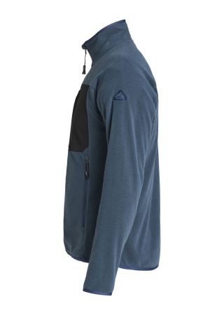 Fleecová mikina HIMALAYA FULL ZIP POCKET DARK BLUE Side