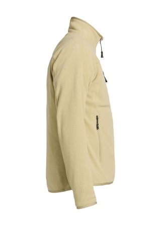 Fleecová mikina HIMALAYA FULL ZIP POCKET BEIGE Side