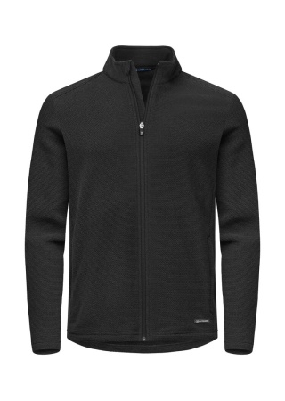 Fleecová bunda HUTSPOINT FZ BLACK Front Fleecová bunda HUTSPOINT FZ BLACK Front