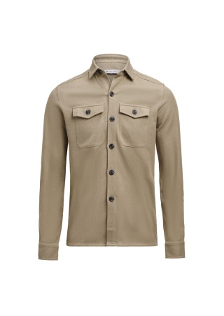 Overshirt HICKSVILLE Béžová Front Overshirt HICKSVILLE Béžová Front