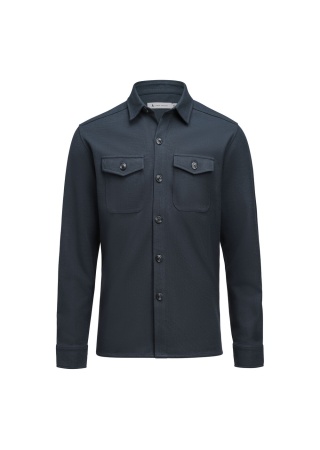 Overshirt HICKSVILLE Námořnická modrá Front Overshirt HICKSVILLE Námořnická modrá Front