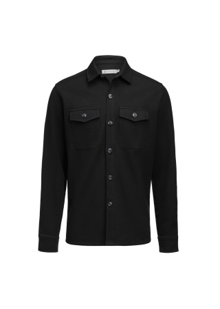 Overshirt HICKSVILLE Černá Front Overshirt HICKSVILLE Černá Front
