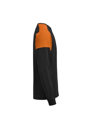 Tričko PRIME T L/S Černá/oranžová Side