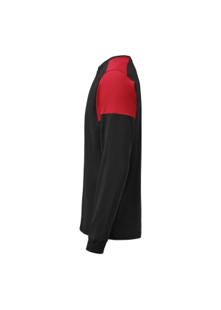 Tričko PRIME T L/S Černá/červená Side