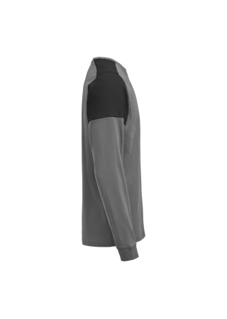 Tričko PRIME T L/S antracit/černá Side