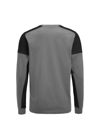 Tričko PRIME T L/S antracit/černá Back Tričko PRIME T L/S antracit/černá Back