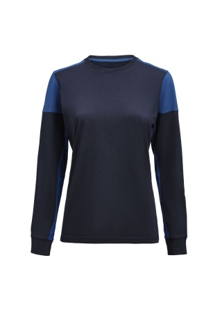 Dámské tričko PRIME T L/S Námořnická/kobaltová Front Dámské tričko PRIME T L/S Námořnická/kobaltová Front
