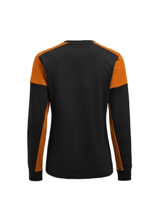 Dámské tričko PRIME T L/S Černá/oranžová Back