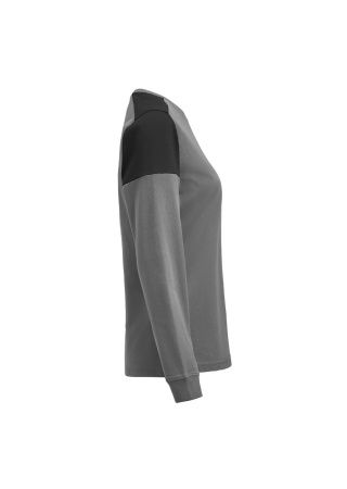 Dámské tričko PRIME T L/S antracit/černá Side
