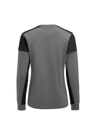 Dámské tričko PRIME T L/S antracit/černá Back Dámské tričko PRIME T L/S antracit/černá Back