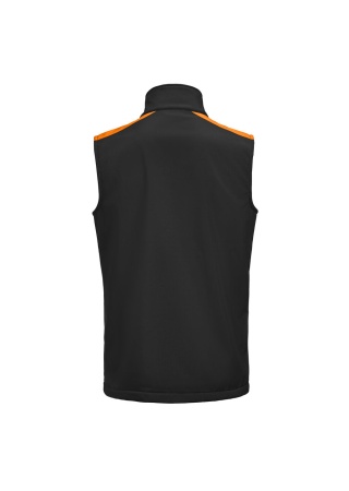 Softshellová vesta PRIME VEST Černá/oranžová Back Softshellová vesta PRIME VEST Černá/oranžová Back