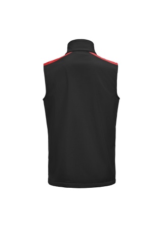 Softshellová vesta PRIME VEST Černá/červená Back Softshellová vesta PRIME VEST Černá/červená Back