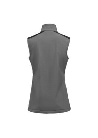 Dámská softshellová vesta PRIME antracit/černá Back Dámská softshellová vesta PRIME antracit/černá Back