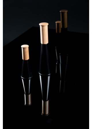 Mlýnek na sůl a pepř GURKEN, velký, černý/hnědý Mlýnek na sůl a pepř GURKEN, velký, černý/hnědý