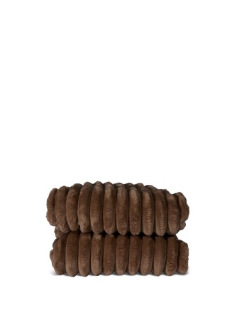 Deka ESTHER FLEECE, tmavě hnědá default Deka ESTHER FLEECE, tmavě hnědá default