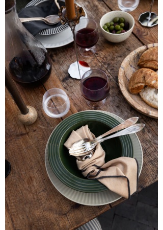 Hluboký talíř COFFEE & MORE, zelený Hluboký talíř COFFEE & MORE, zelený