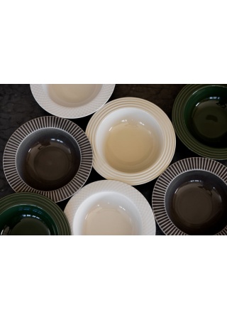 Hluboký talíř COFFEE & MORE, bílý Hluboký talíř COFFEE & MORE, bílý