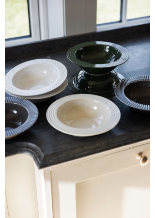 Hluboký talíř COFFEE & MORE, šedý Hluboký talíř COFFEE & MORE, šedý