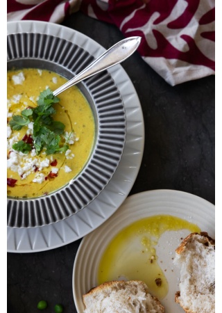 Hluboký talíř COFFEE & MORE, šedý Hluboký talíř COFFEE & MORE, šedý