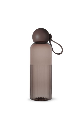 Lahev rPET TURE, 600 ml, hnědá default 