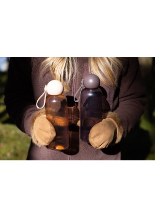 Lahev rPET TURE, 600 ml, hnědá Lahev rPET TURE, 600 ml, hnědá