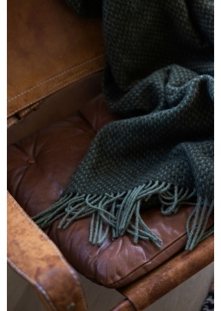 Hřejivá deka ULLI THROW, zelená  