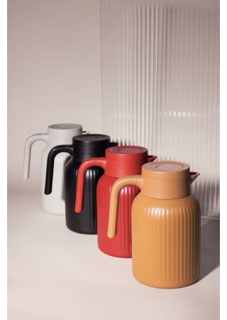 Termokonvička TRINE, 1,5 l, černá  