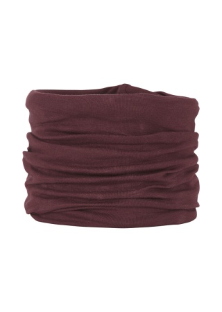 Tunelová šála NECK TUBE BURGUNDY Front Tunelová šála NECK TUBE BURGUNDY Front