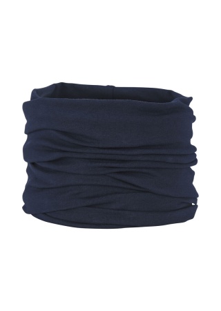 Tunelová šála NECK TUBE Námořní modř Front