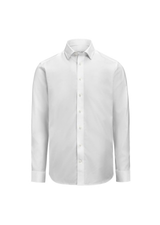 Košile GREEN BOW 02 STRETCH SLIM FIT Bílá Front Košile GREEN BOW 02 STRETCH SLIM FIT Bílá Front
