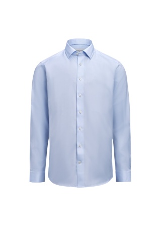 Košile GREEN BOW 02 STRETCH SLIM FIT Light blue Front Košile GREEN BOW 02 STRETCH SLIM FIT Light blue Front