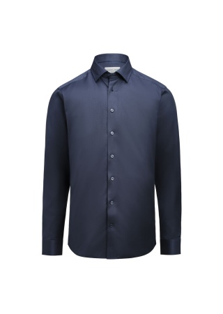 Košile GREEN BOW 02 STRETCH SLIM FIT Námořnická modrá Front Košile GREEN BOW 02 STRETCH SLIM FIT Námořnická modrá Front