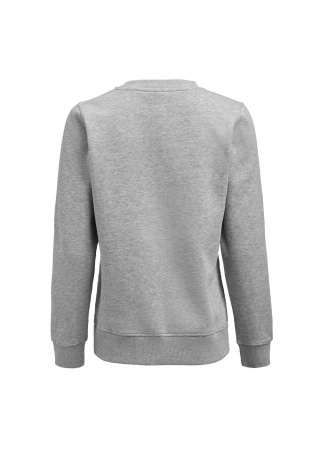 Dámská mikina SOFTBALL Šedá melange Back Dámská mikina SOFTBALL Šedá melange Back