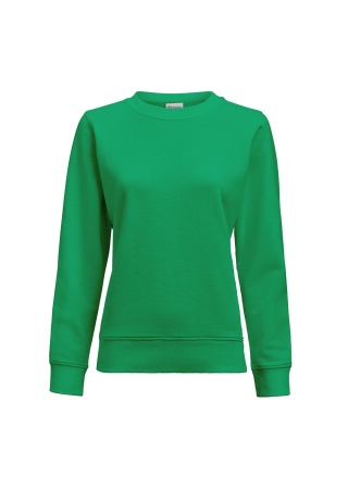 Dámská mikina SOFTBALL Jasná zelená Front Dámská mikina SOFTBALL Jasná zelená Front