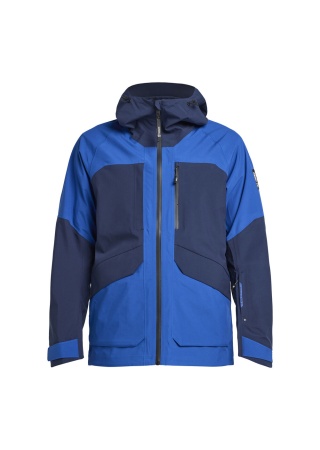 Lyžařská shell bunda NAYORO BLUE Front Lyžařská shell bunda NAYORO BLUE Front