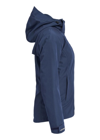 Dámská bunda do deště TENSON WESTING RAIN DARK BLUE Side