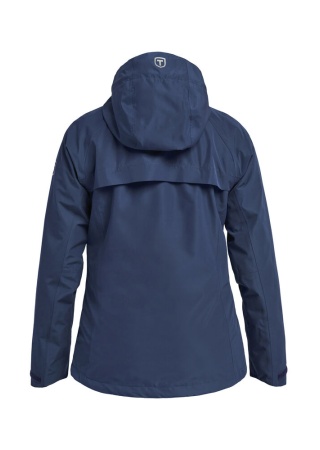 Dámská bunda do deště TENSON WESTING RAIN DARK BLUE Back
