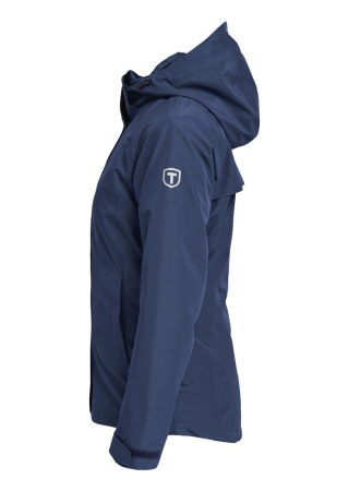 Dámská bunda do deště TENSON WESTING RAIN DARK BLUE Side