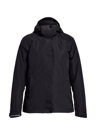 Dámská bunda do deště TENSON WESTING RAIN BLACK Front