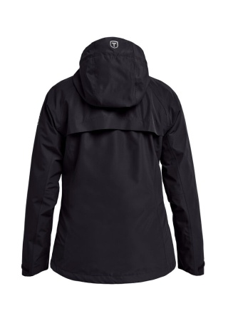 Dámská bunda do deště TENSON WESTING RAIN BLACK Back