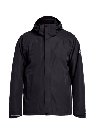 Bunda do deště TENSON WESTING RAIN BLACK Front