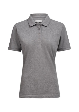 Dámská polokošile SUPREME STRETCH POLO Šedá melange Front